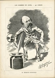 Illustration of Manuel Luque (1854-1919) in La Caricature (1880)
