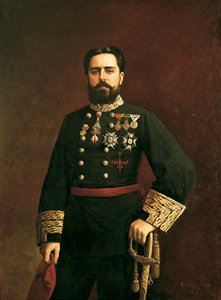 Portrait of Carlos de Borbón y Austria-Este by Manuel Ojeda y Siles