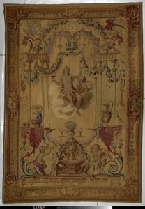 Tapestry with Bacchus as Personification of Autumn