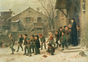 After Class by Marc Louis Benjamin Vautier