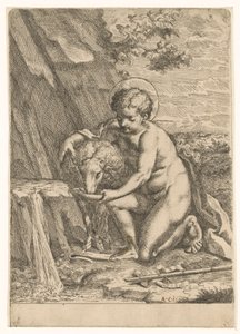 John the Baptist as a Child by Marcantonio Bellavia