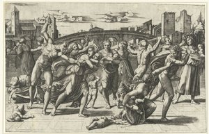 Massacre of the Innocents by Marcantonio Raimondi