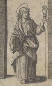 Saint John, Book in Right Hand Chalice in Left, from the Series 