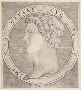 Speculum Romanae Magnificentiae: Otho, from The Twelve Caesars by Marcantonio Raimondi