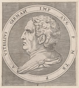 Speculum Romanae Magnificentiae: Vitellius, from The Twelve Caesars by Marcantonio Raimondi