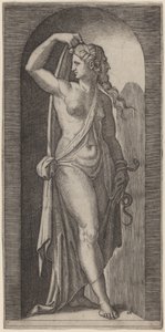 Prudence by Marcantonio Raimondi after Raphael