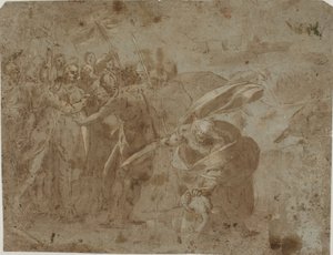 The Arrest of Christ with St Peter Cutting off Malchus’s Ear by Marcantonio del Forno