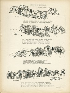 Illustration of Marcel Capy in Le Rire, 02/03/12 - Honour Laundry - Sport, Photography Camera photographer, Fencing