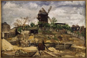 The Mill of Galette, circa 1920 by Marcel Leprin
