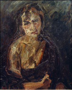 Sad Portrait by Marcel Poncet