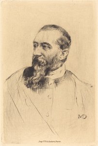 Alphonse Karr by Marcellin Gilbert Desboutin