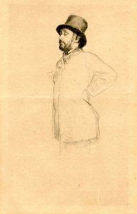 Edgar Degas with Hat