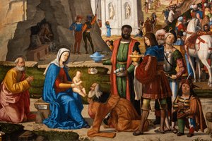 Adoration by the Wise Men (detail)