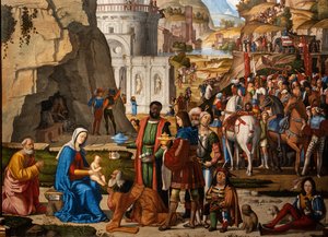 Adoration by the Wise Men (detail)