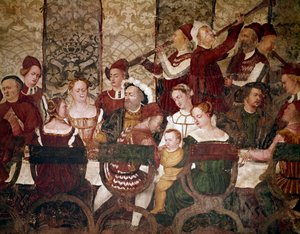 The King of Denmark Christian I at a banquet hosted by Bartolomeo Colleoni (detail)