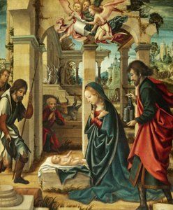 Adoration of the Shepherds by Marcellus (attr. to) Coffermans