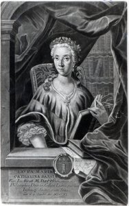 Laura Maria Caterina Bassi by Marco Alvise Pitteri