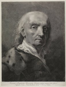 Portrait of the Painter Giovanni Battista Piazzetta by Marco Alvise Pitteri
