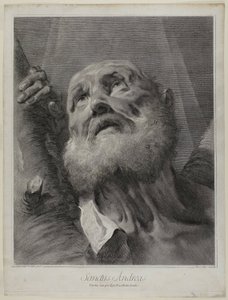 Saint Andrew, from The Holy Family and the Twelve Apostles by Marco Alvise Pitteri