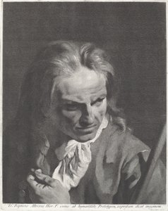 A Gentleman Pilgrim with a Rosary by Marco Alvise Pitteri after Giovanni Battista Piazzetta