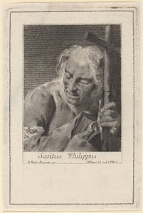Sanctus Phillipus by Marco Alvise Pitteri after Giovanni Battista Piazzetta