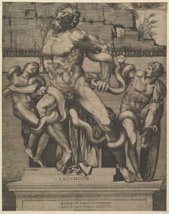 Speculum Romanae Magnificentiae: Laocoon by Marco Dente