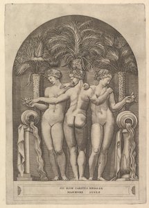 Speculum Romanae Magnificentiae: The Three Graces by Marco Dente