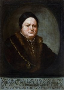 Portrait of the painter Pietro Liberi (1605-1687) by Marco Liberi