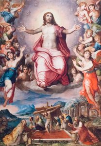 The Mystical Press and Christ in Glory by Marco Pino
