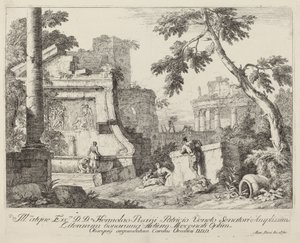 Landscape with Ruins by Marco Ricci