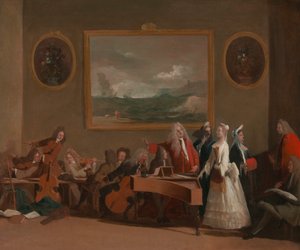 Rehearsal of an Opera by Marco Ricci