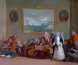 Rehearsal of an Opera by Marco Ricci