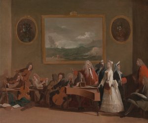 Rehearsal of an Opera by Marco Ricci