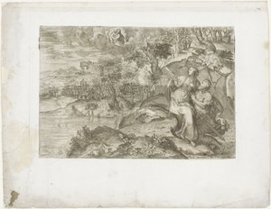 Caesar Augustus and the Tiburtine Sibyl by Marco dell