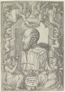 Portrait of Jean Parisot de La Valette, Grand Master of the Order of Malta by Marco dell