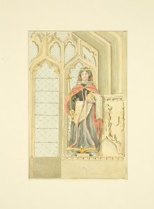 Figure of Queen Elizabeth in St Mary