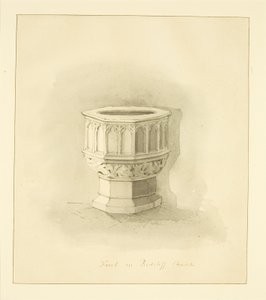 Font in Redcliffe Church