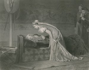 Lear and Cordelia, King Lear by Marcus Stone