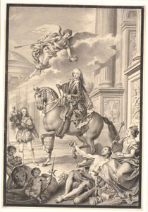 Frederik V Honored by Denmark and Norway by Marcus Tuscher