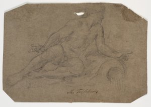 Reclining River God by Marcus Tuscher