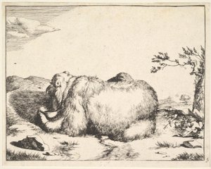 from The Set of The Bears, ca. 1664 by Marcus de Bye