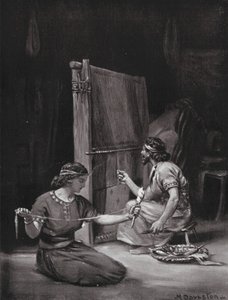 A Babylonian Loom by Margaret (after) Dovaston