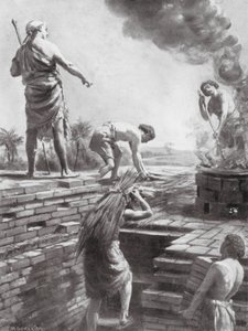 Building a Temple-Tower by Margaret (after) Dovaston