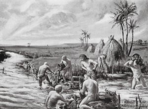 Draining the Marshes by Margaret (after) Dovaston