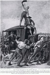 John Wilkes Released by the London Mob by Margaret (after) Dovaston