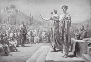 Pericles Pleading for Aspasia by Margaret (after) Dovaston
