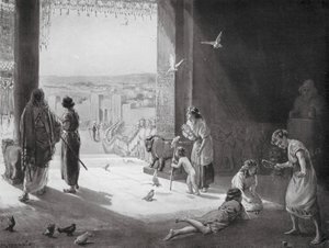 Sangar of Carchemish Receiving Ashur-nasir-pal III by Margaret (after) Dovaston