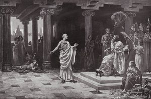 Solon at the Court of Croesus by Margaret (after) Dovaston