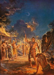 The Burning of Lagash by Margaret (after) Dovaston