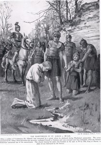 The Martyrdom of St. Alban, Illustration from 